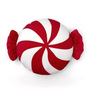 Target Bullseye Playground Christmas 2024 Peppermint Candy Throw Pillow